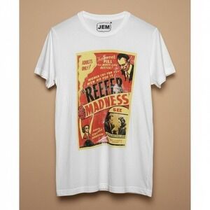 JEM Reefer Madness Movie Poster Graphic Tee Size M NWOT